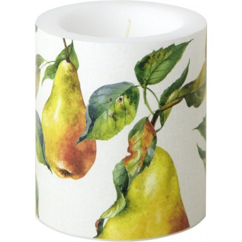 Свещ 10.5х9см Home Grown Pears екрю